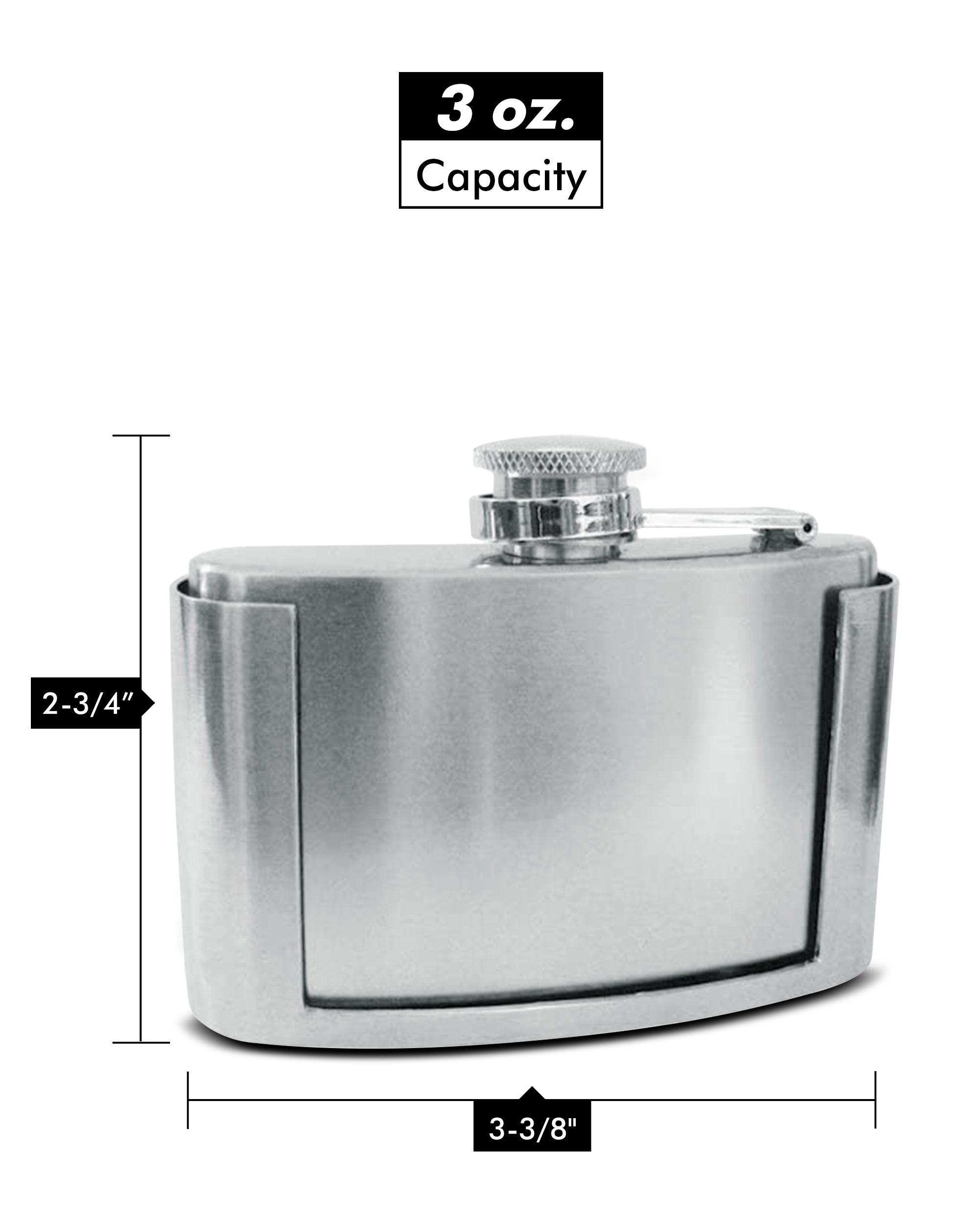 Belt Buckle Flask